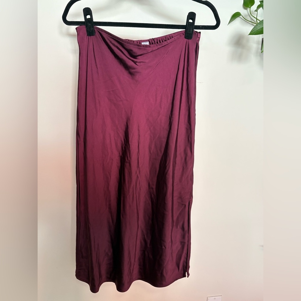 Old Navy Burgundy Maxi Skirt